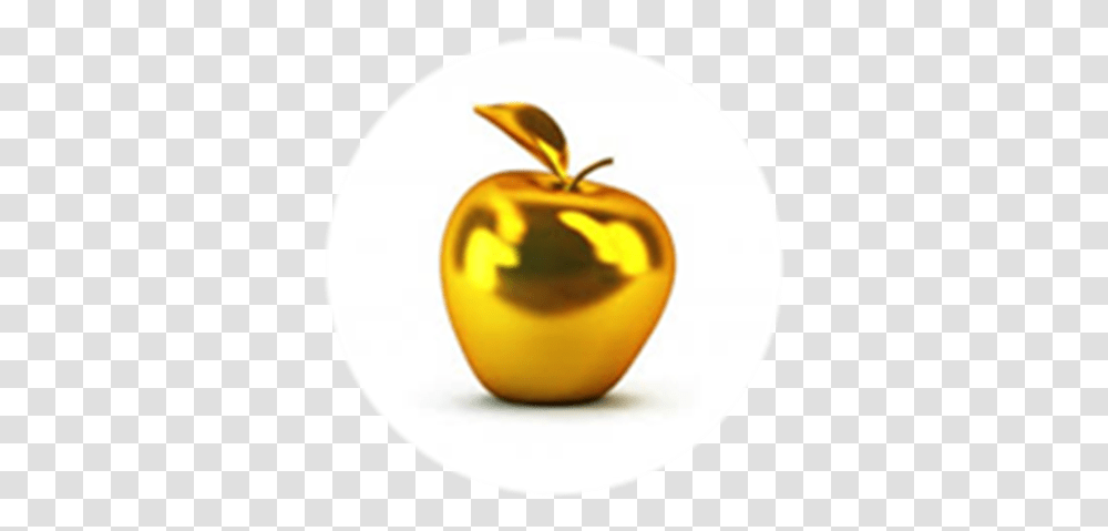 Golden Apple Real Life Golden Apple, Plant, Fruit, Food, Peach Transparent Png