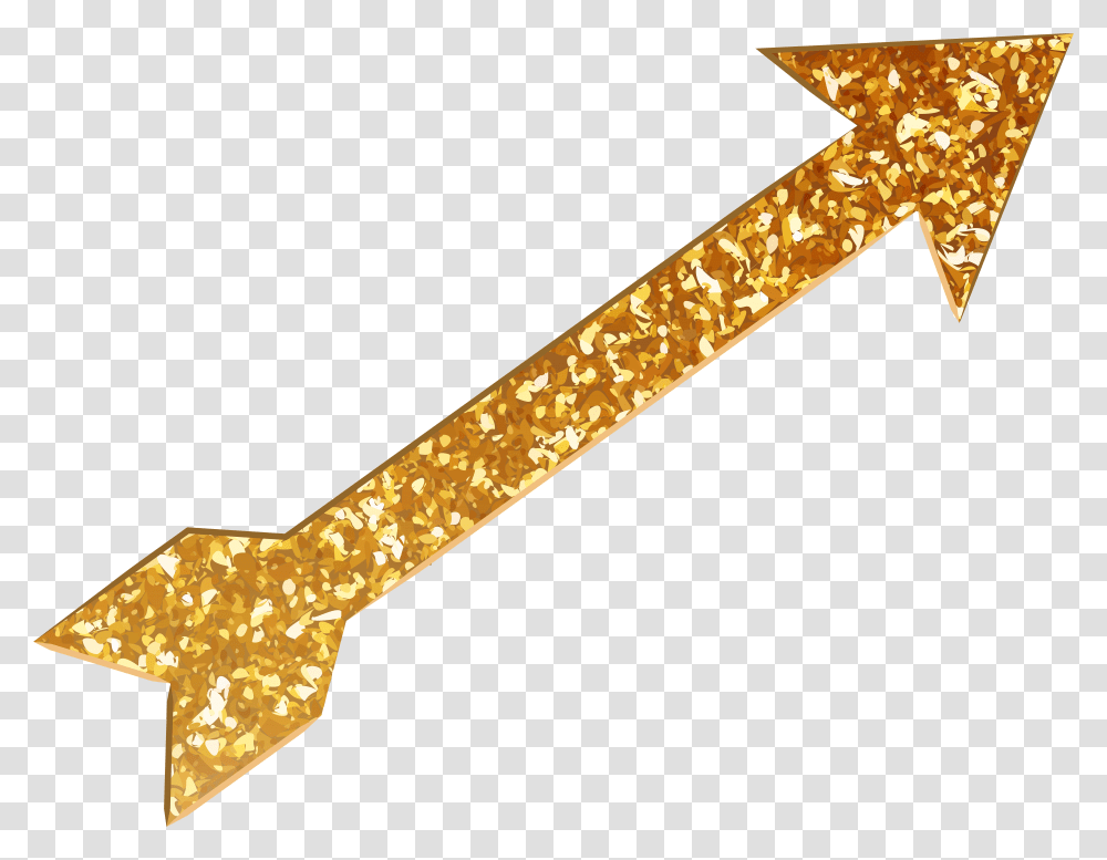 Golden Arrow Image, Axe, Tool, Sword, Blade Transparent Png