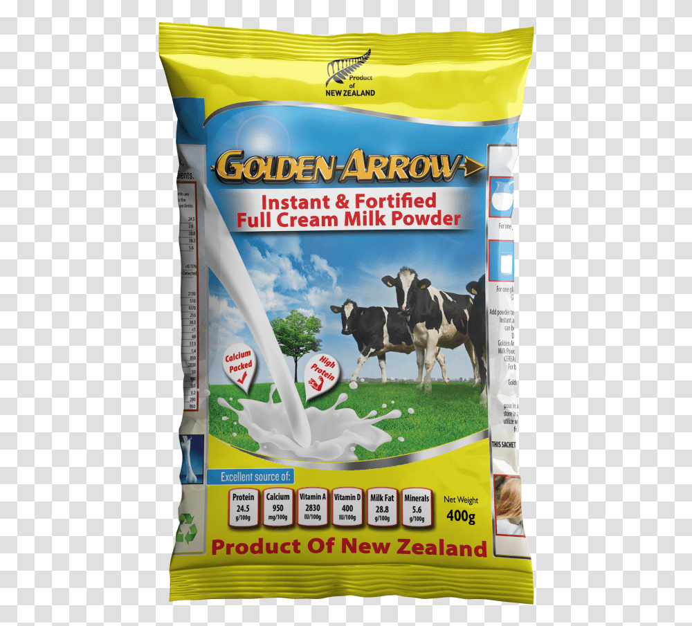 Golden Arrow Milk Powder, Cow, Cattle, Mammal, Animal Transparent Png