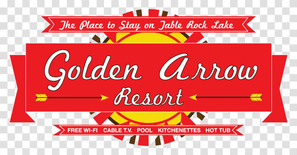 Golden Arrow Resort - Affordable Lodging Near Silver Dollar Golden Arrow Resort, Advertisement, Poster, Flyer, Paper Transparent Png
