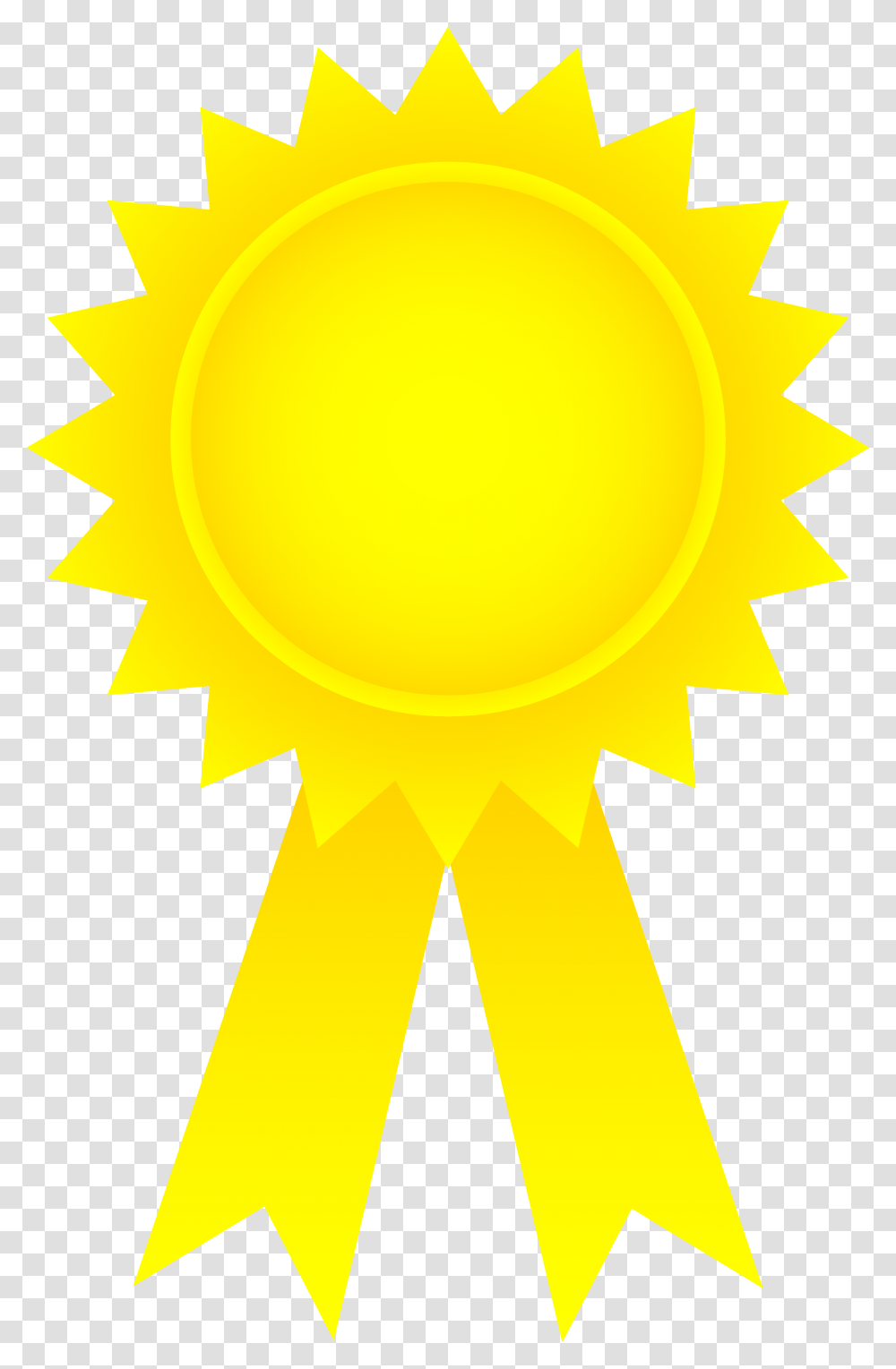 Golden Award Ribbon, Trophy, Gold Medal, Sun, Sky Transparent Png