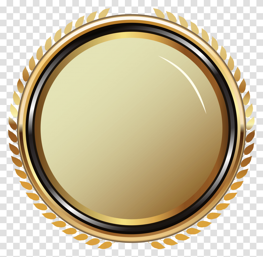 Golden Badge Image Background Badges Transparent Png