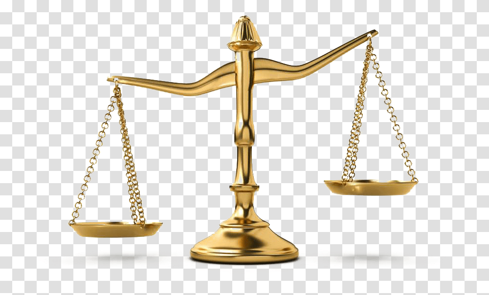 Golden Balance Court Scales Justice Of Judiciary Clipart Background Scales, Lighting, Cross, Sink Faucet Transparent Png