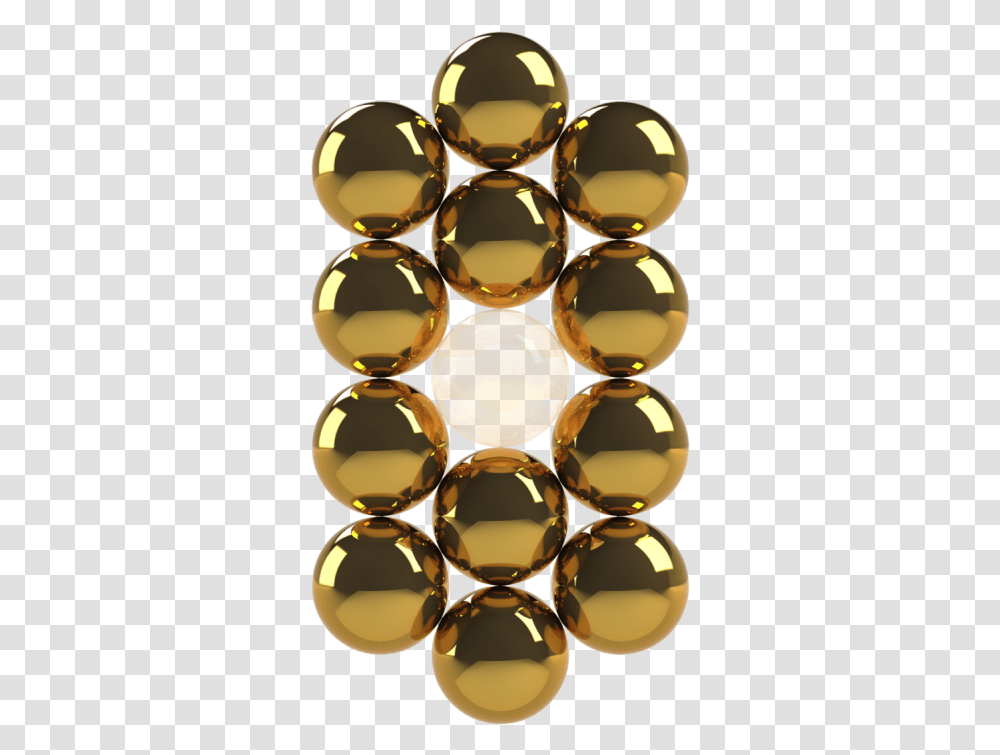 Golden Balls 2 Only Partly Present In 3d Gemstone, Helmet, Apparel, Sphere Transparent Png