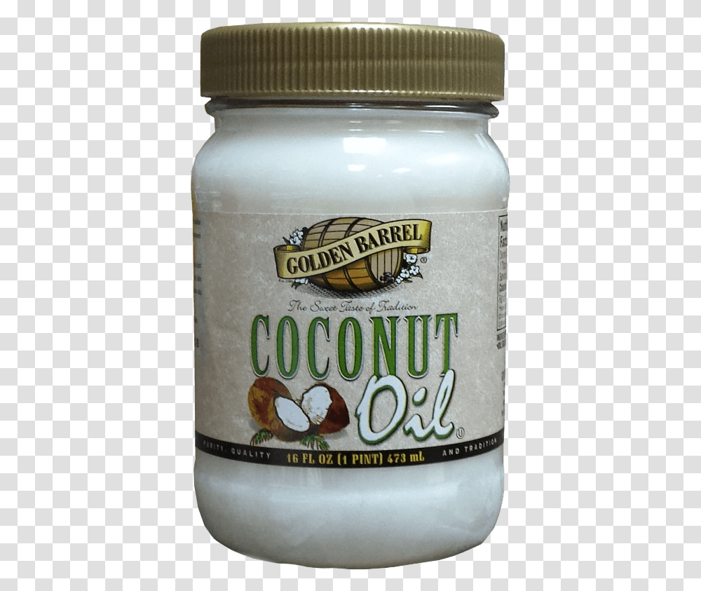 Golden Barrel Coconut Oil In 16 Fl Drink, Beverage, Food, Alcohol, Bottle Transparent Png