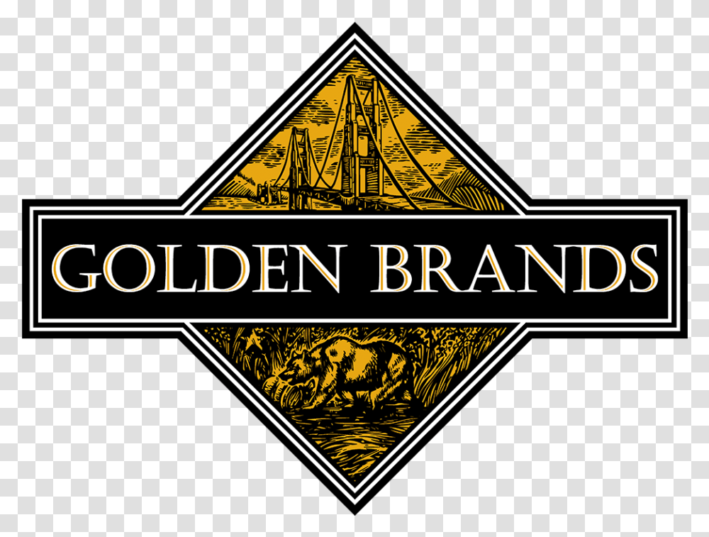 Golden Brands Golden Brands Logo, Triangle, Trademark, Flyer Transparent Png
