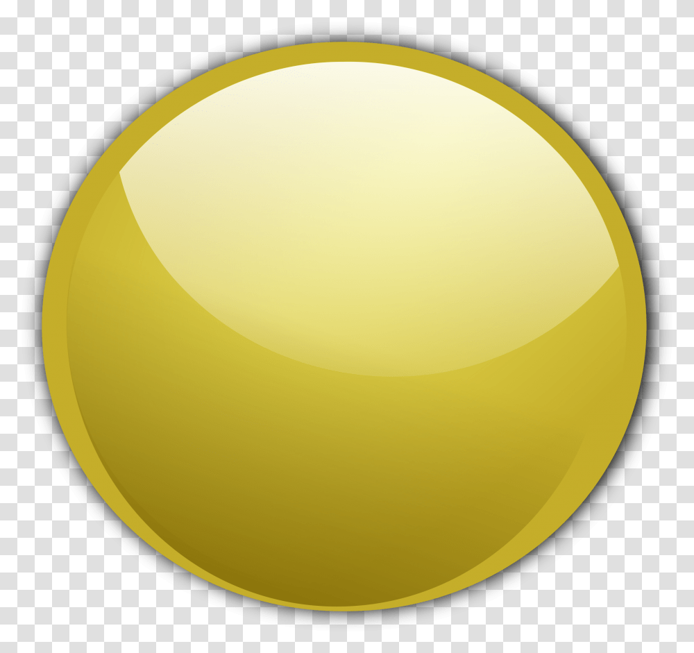 Golden Button Vector, Sphere Transparent Png