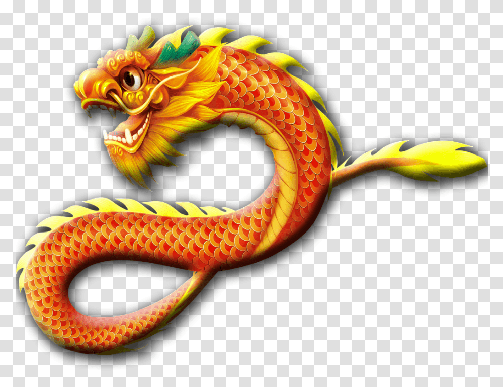 Golden Chinese Dragon High Definition Vector High Resolution Vector Image, Snake, Reptile, Animal Transparent Png