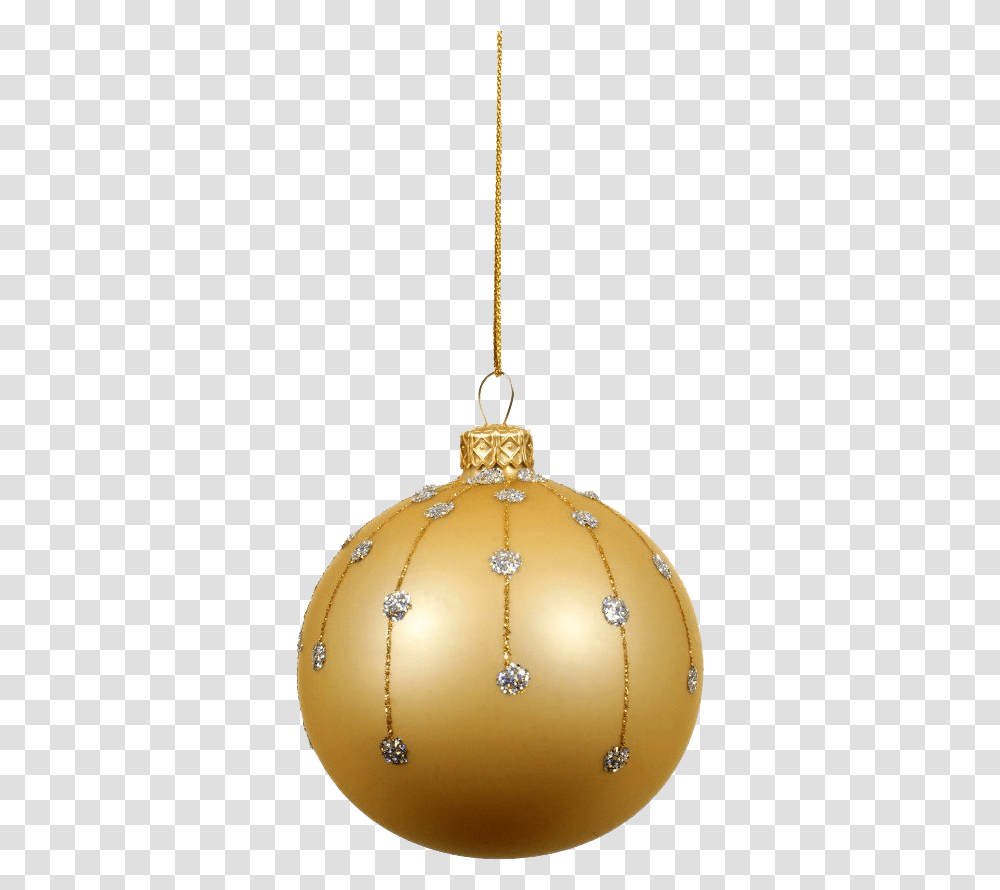 Golden Christmas Ball Free Christmas Decoration Single Balls, Lighting, Ornament, Bronze, Accessories Transparent Png
