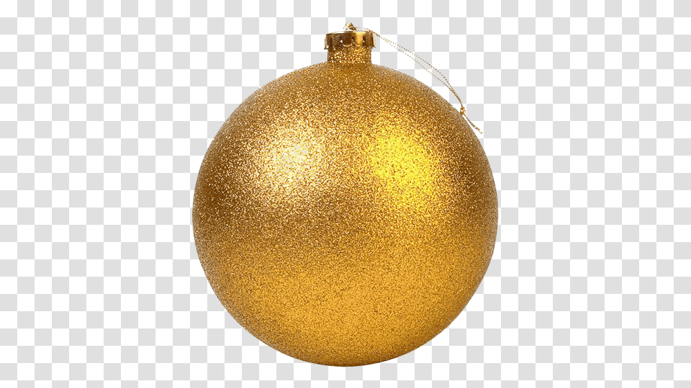 Golden Christmas Ball Photo Gold Christmas Ball, Light, Lamp, Glitter, Rug Transparent Png