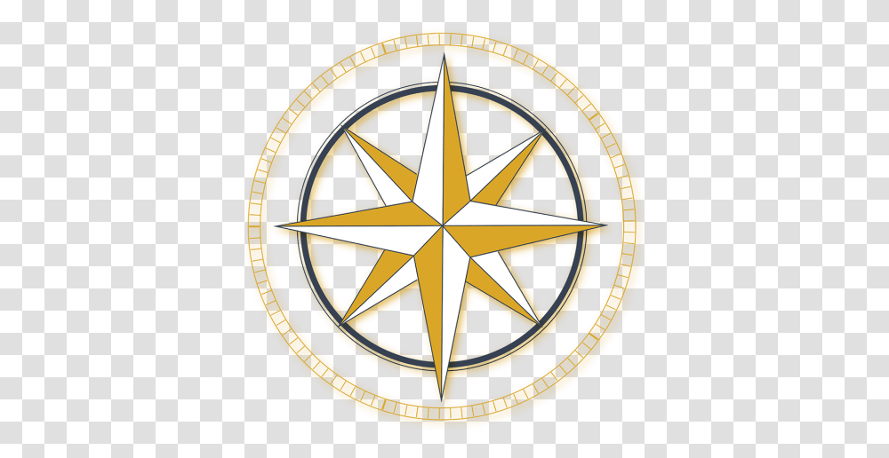 Golden Circle Compass Vector Compass Direction Sunset Compass Vector, Star Symbol, Logo, Trademark Transparent Png