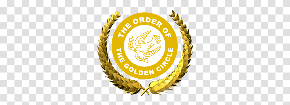 Golden Circle Laurel Wreath, Logo, Symbol, Trademark, Badge Transparent Png