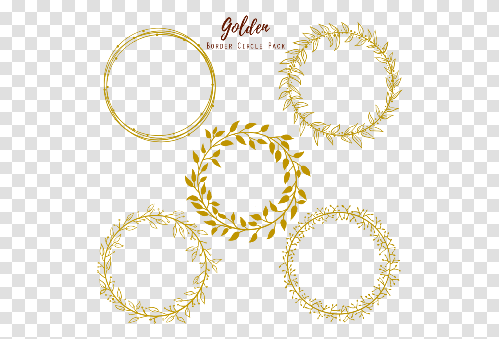 Golden Circle Wedding Frame Gold Circle Logo, Graphics, Art, Pattern, Text Transparent Png