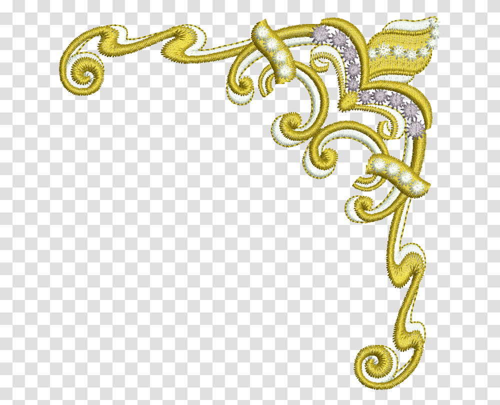 Golden Clipart Gold Corner, Floral Design, Pattern, Bracelet Transparent Png
