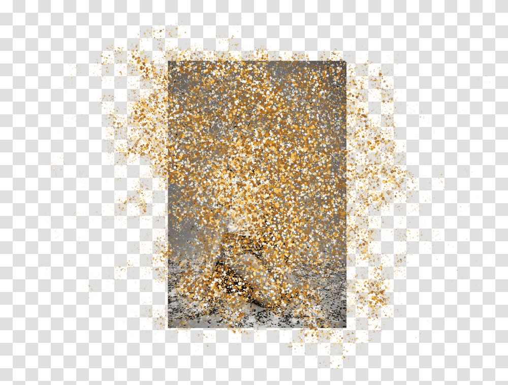 Golden Confetti, Paper, Light Transparent Png