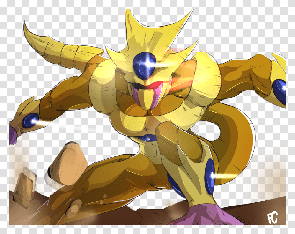 Golden Cooler Fan Art, Dragon Transparent Png