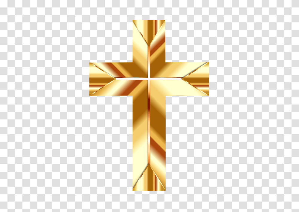 Golden Cross Image, Crucifix Transparent Png