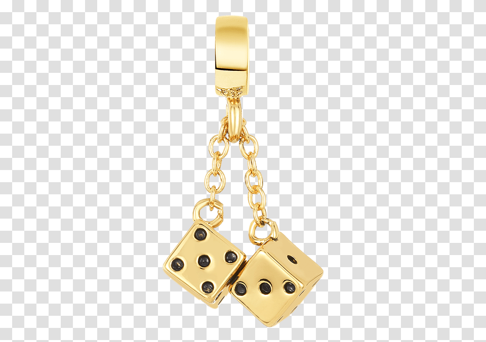 Golden Dice Charm Chain, Jewelry, Accessories, Accessory Transparent Png