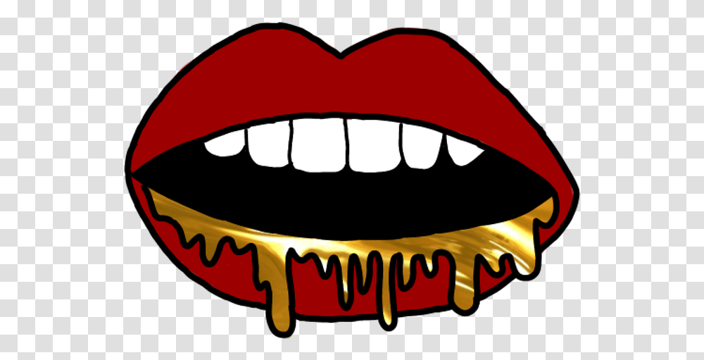 Golden Drip, Teeth, Mouth, Lip, Helmet Transparent Png