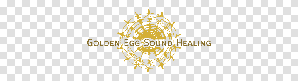 Golden Egg Sound Healing Logo Transparant Background Circle, Text, Label, Symbol, Handwriting Transparent Png