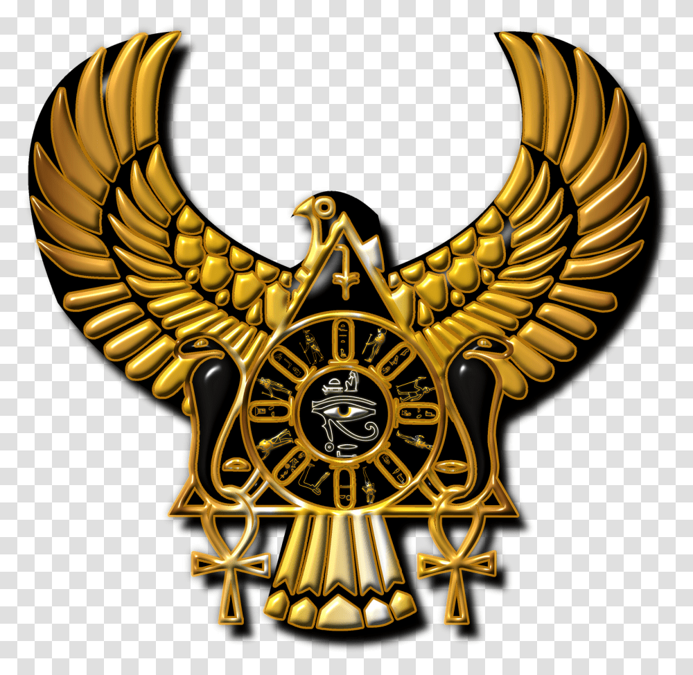 Golden Eye Of Horus, Logo, Trademark, Emblem Transparent Png