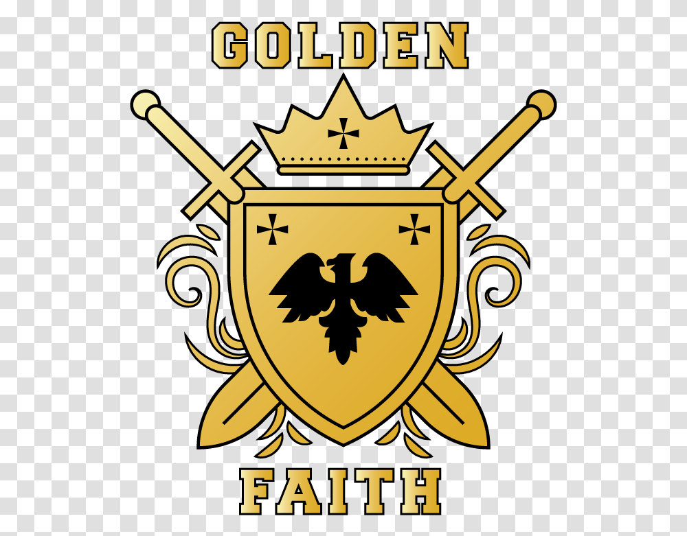 Golden Faith Full Timeout Emblem, Poster, Advertisement, Trophy Transparent Png