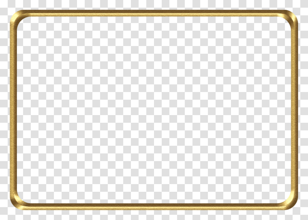 Golden Frame, Blackboard Transparent Png