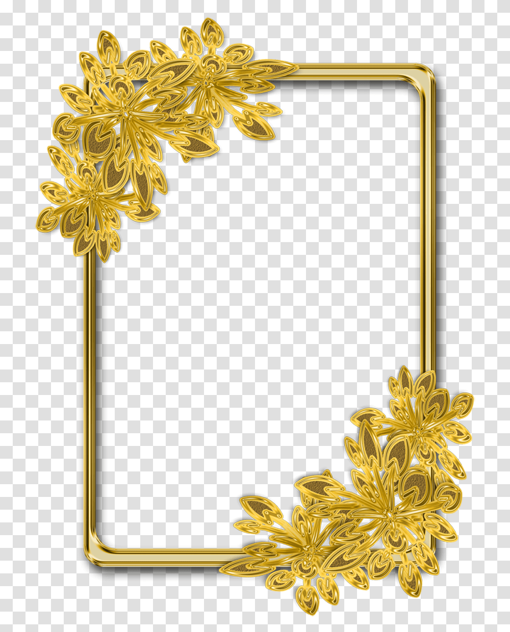 Golden Frame Clipart Gold Frame, Lamp, Lampshade, Chandelier Transparent Png