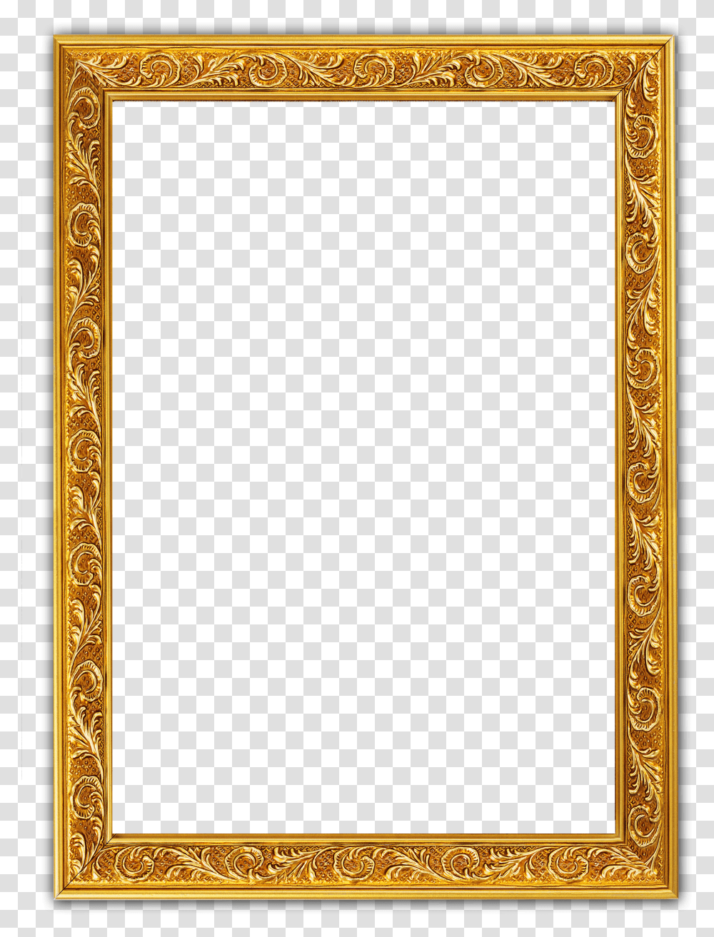 Golden Frame Design Transparent Png