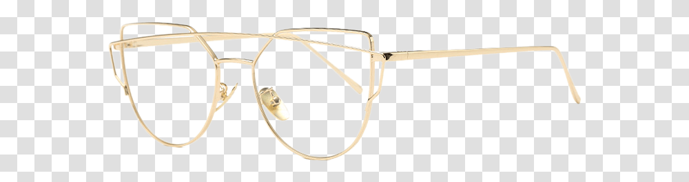 Golden Frame Metal Bar Pilot Sunglasses, Accessories, Accessory, Apparel Transparent Png