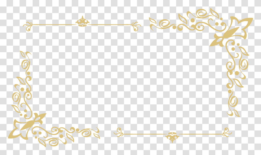 Golden Frame Vector, Arrow, Scroll Transparent Png
