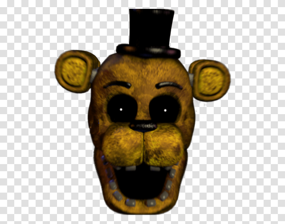 Golden Freddy Fazbear Head Download Golden Freddy Head, Toy, Mascot, Mask Transparent Png