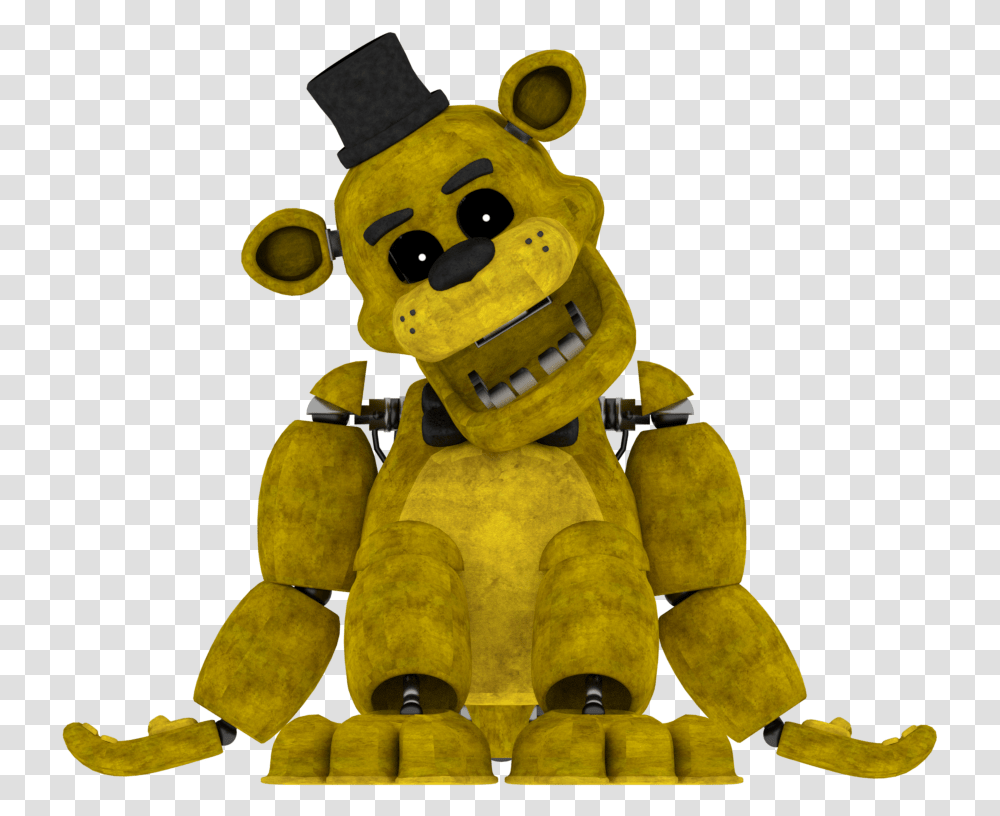 Golden Freddy Five Nights At, Toy, Dish, Meal, Food Transparent Png