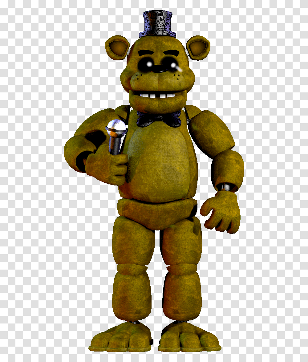 Golden Freddyits Metags Five Nights At Freddy's Full Body, Figurine, Sweets, Food, Confectionery Transparent Png