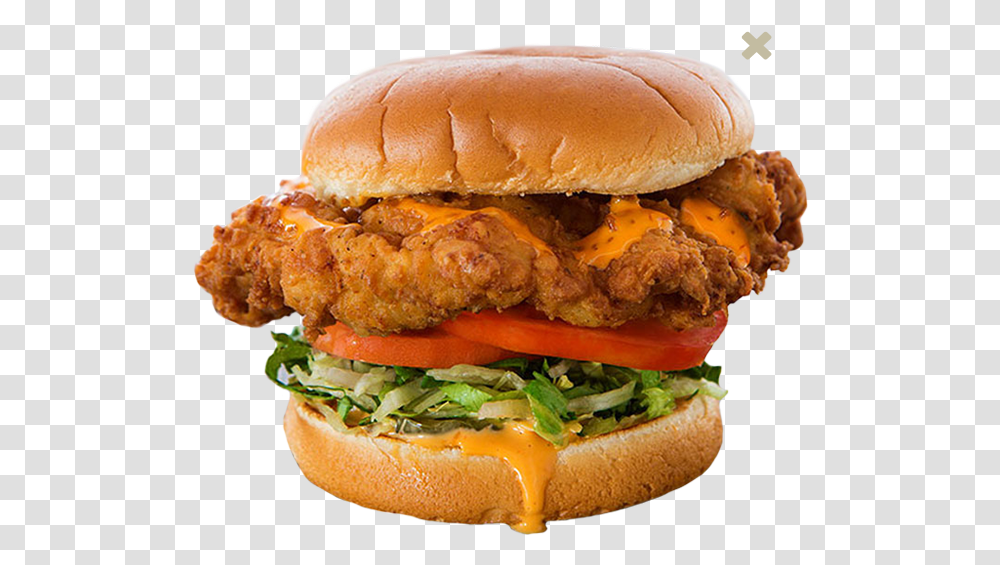 Golden Fried Chicken Sandwich Habit, Burger, Food Transparent Png