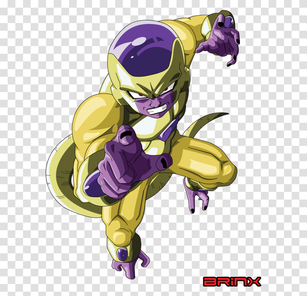 Golden Frieza 7 Image Dragon Ball Frieza Gold, Toy, Graphics, Art, Plant Transparent Png