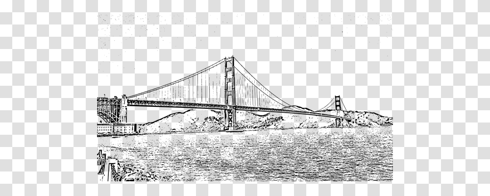 Golden Gate Bridge Architecture, Gray, World Of Warcraft Transparent Png