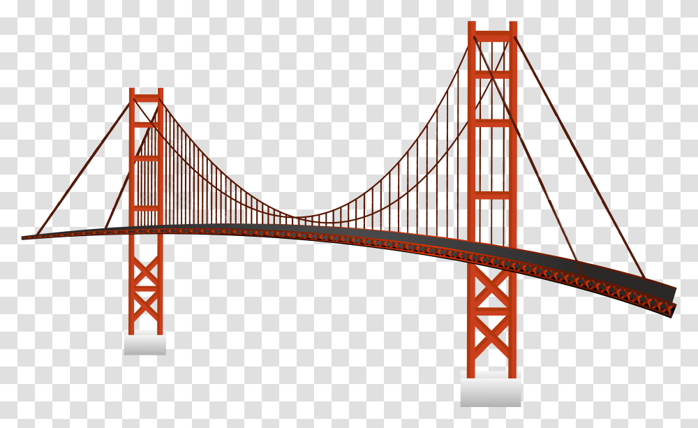 Golden Gate Bridge Clip Art Golden Gate Bridge, Building Transparent Png