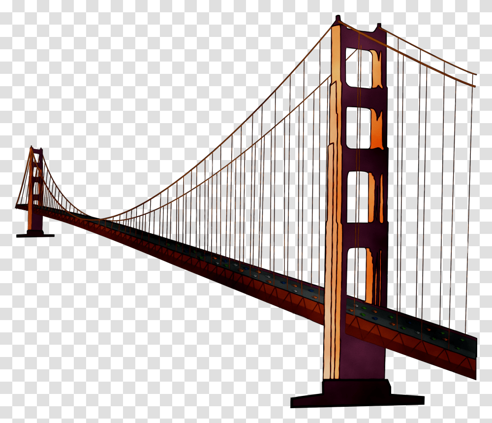 Golden Gate Bridge Clipart Golden Gate Bridge, Building Transparent Png