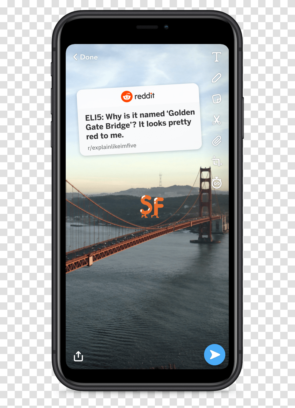Golden Gate Bridge, Mobile Phone, Electronics, Cell Phone, Building Transparent Png