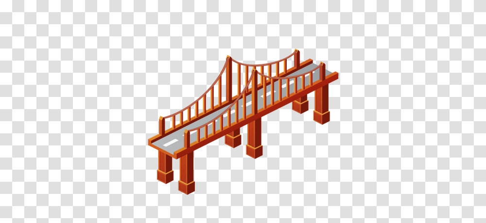 Golden Gate Bridge Patch, Building, Construction Crane, Suspension Bridge, Toy Transparent Png
