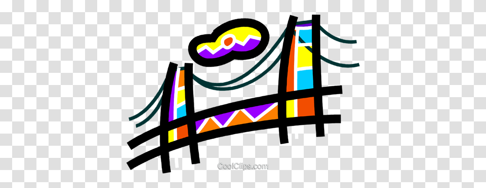 Golden Gate Bridge Royalty Free Vector Clip Art Illustration, Fence, Barricade, Label Transparent Png