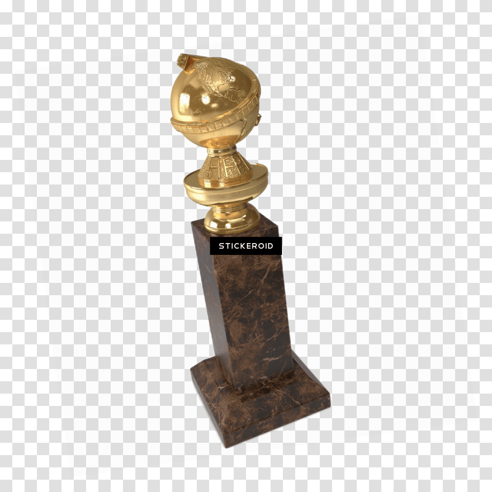 Golden Globe Award Bronze Sculpture, Trophy, Sink Faucet Transparent Png