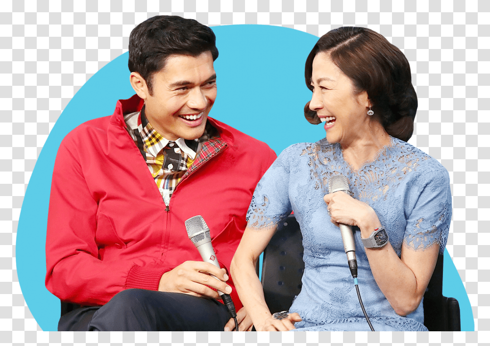 Golden Globe Nominee Constance Wu On Representation Conversation, Person, Microphone, Face Transparent Png
