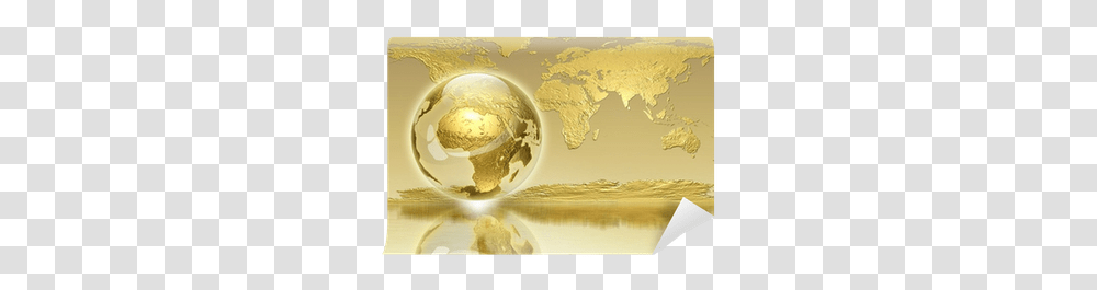 Golden Globe Wall Mural • Pixers We Live To Change Dia Fora Do Tempo 2020, Outer Space, Astronomy, Universe, Planet Transparent Png