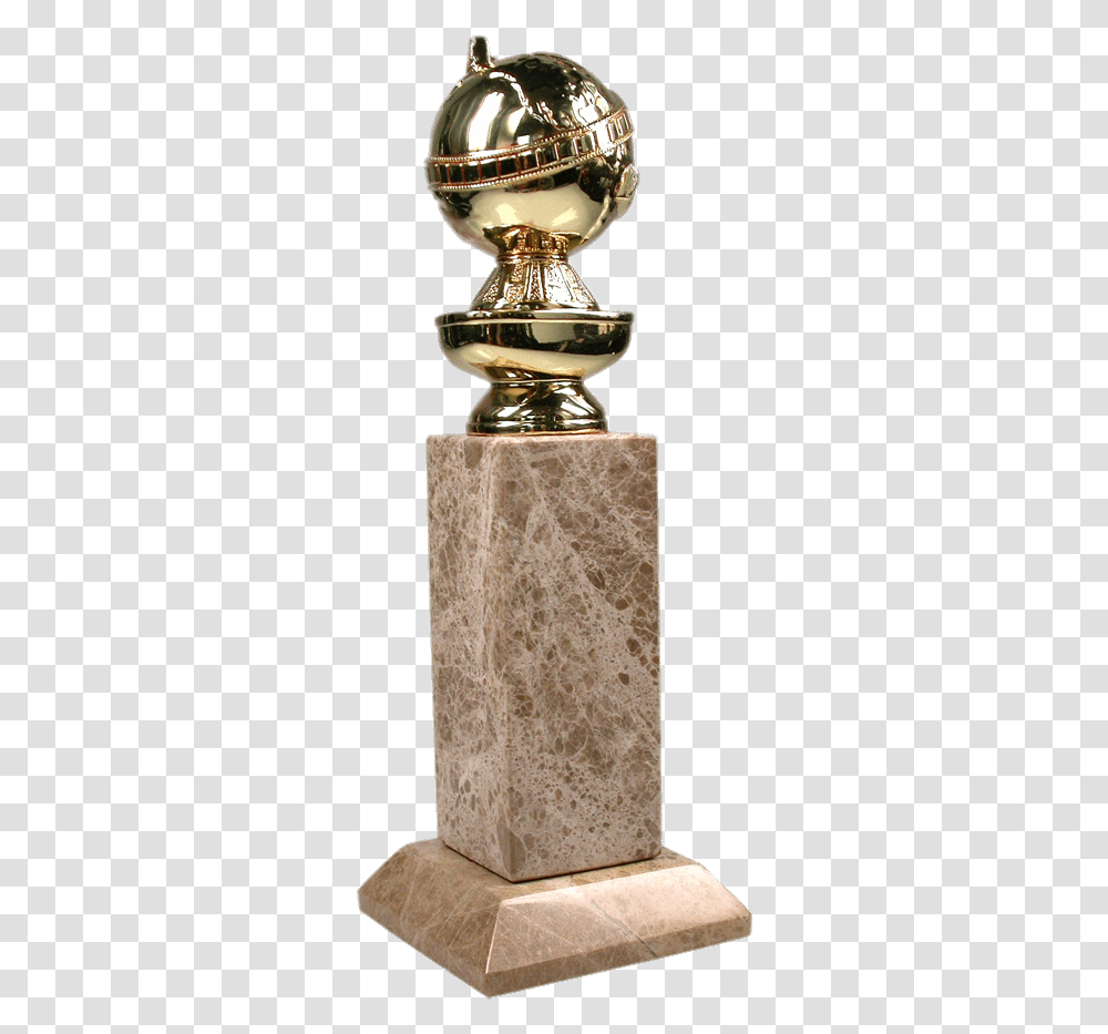 Golden Globes Golden Globe Award Trophy Transparent Png