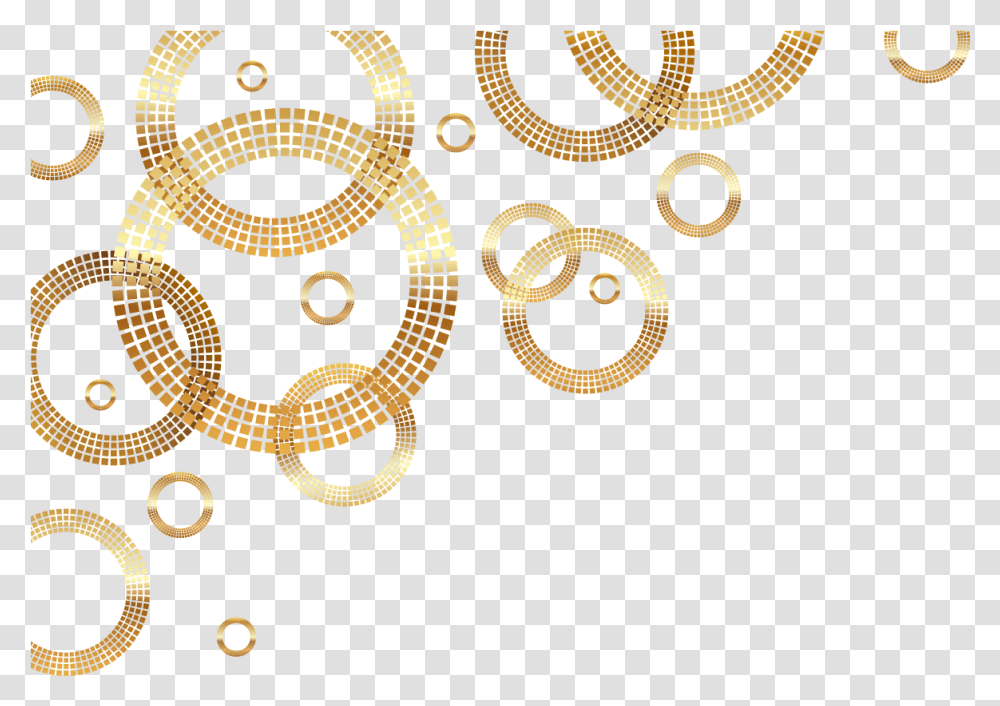 Golden Gold Euclidean Vector Circle Ring Clipart Gold Circle Border, Number Transparent Png