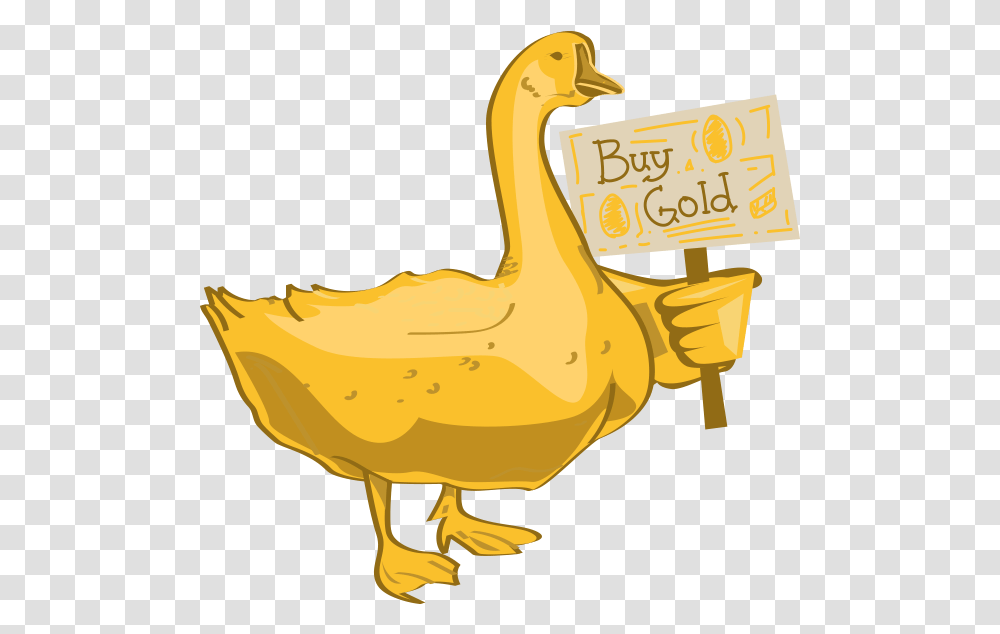 Golden Goose Digital Marketing Co Duck, Bird, Animal Transparent Png