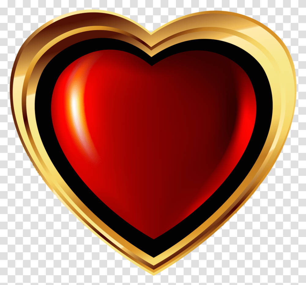 Golden Heart Images Solid Transparent Png