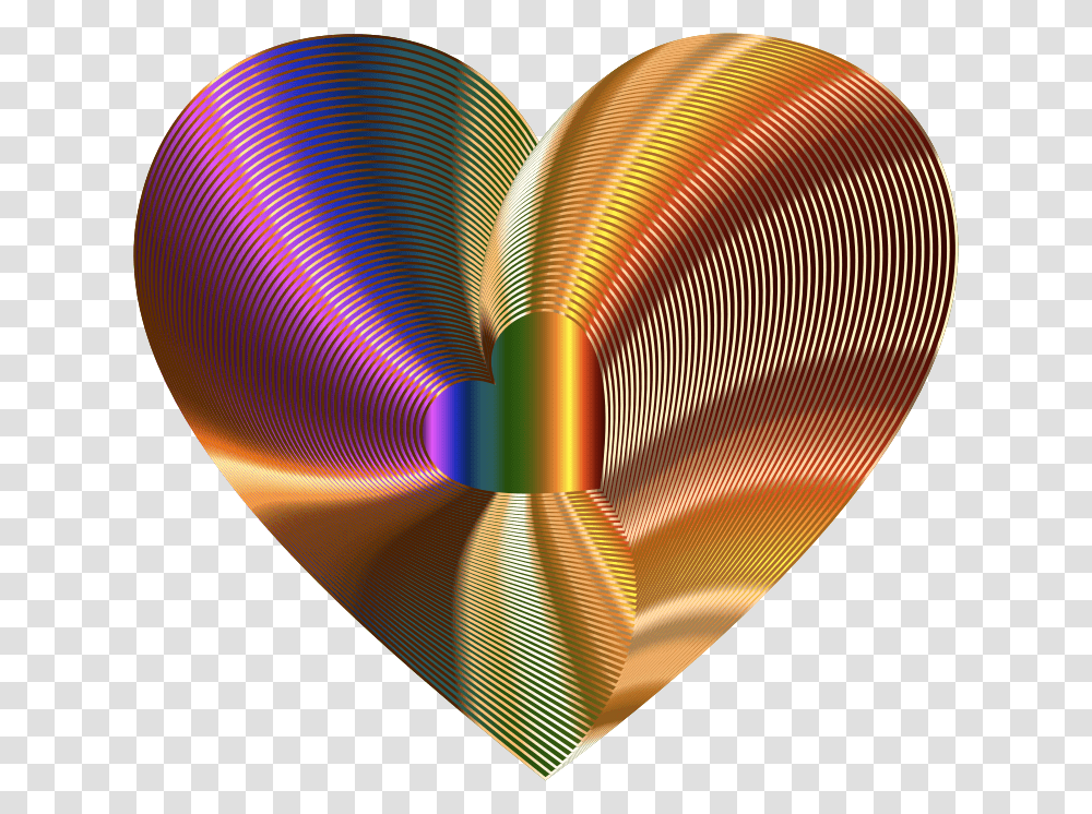 Golden Heart Of The Rainbow, Lamp, Disk, Machine Transparent Png